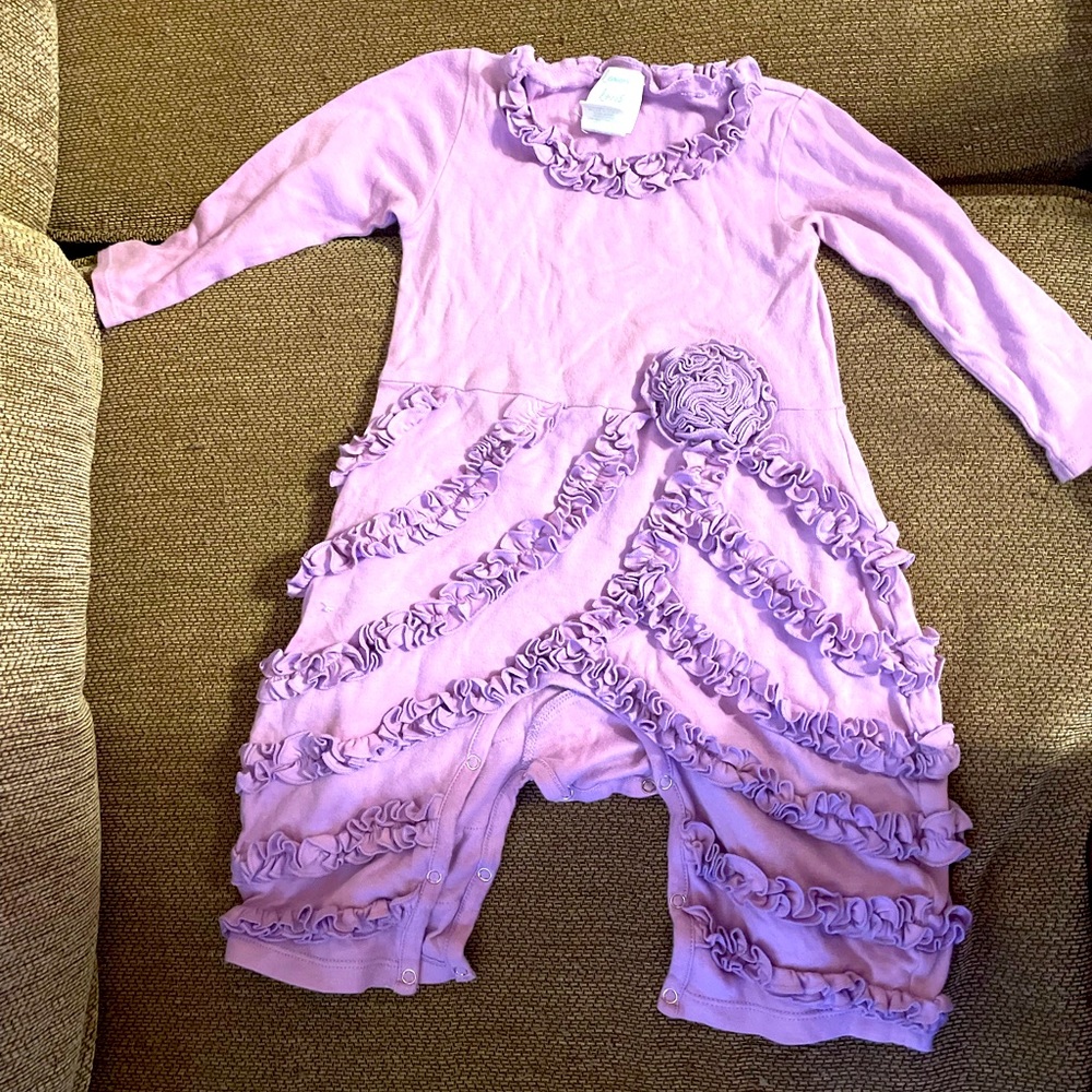 Little girls ruffle romper